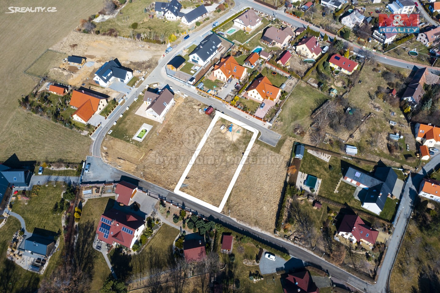 Prodej  stavebního pozemku 1 261 m², Slatiňany - Trpišov, okres Chrudim