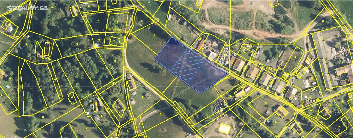 Prodej  stavebního pozemku 1 500 m², Vítězná, okres Trutnov