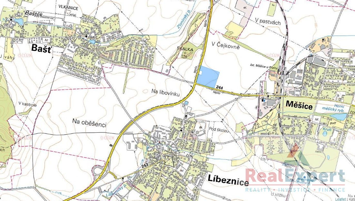 Prodej  pozemku 142 662 m², Líbeznice, okres Praha-východ