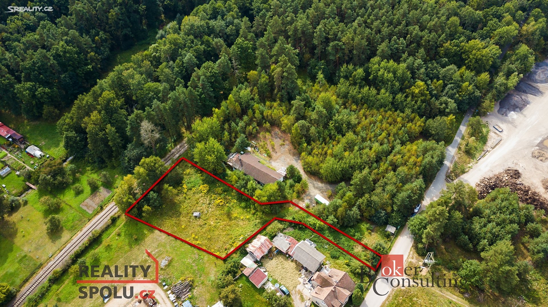 Prodej  stavebního pozemku 1 954 m², Borohrádek, okres Rychnov nad Kněžnou