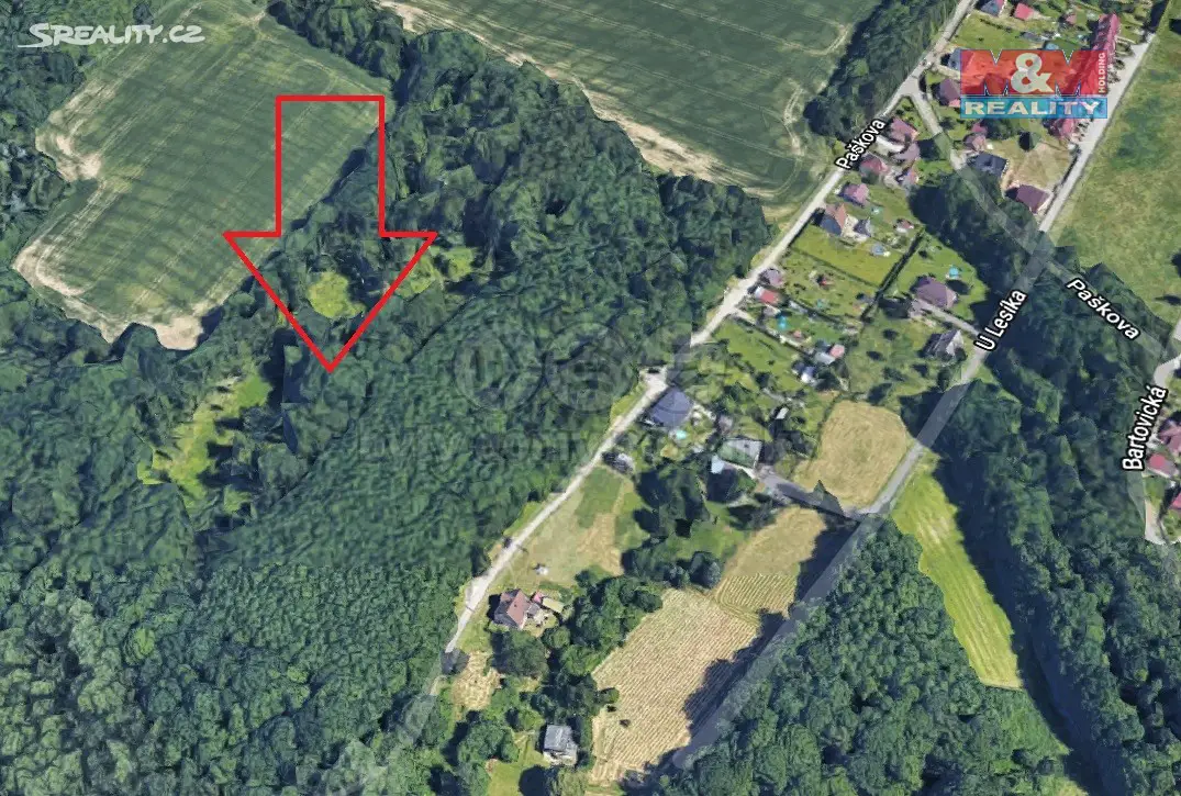 Prodej  lesa 11 567 m², Ostrava - Bartovice, okres Ostrava-město
