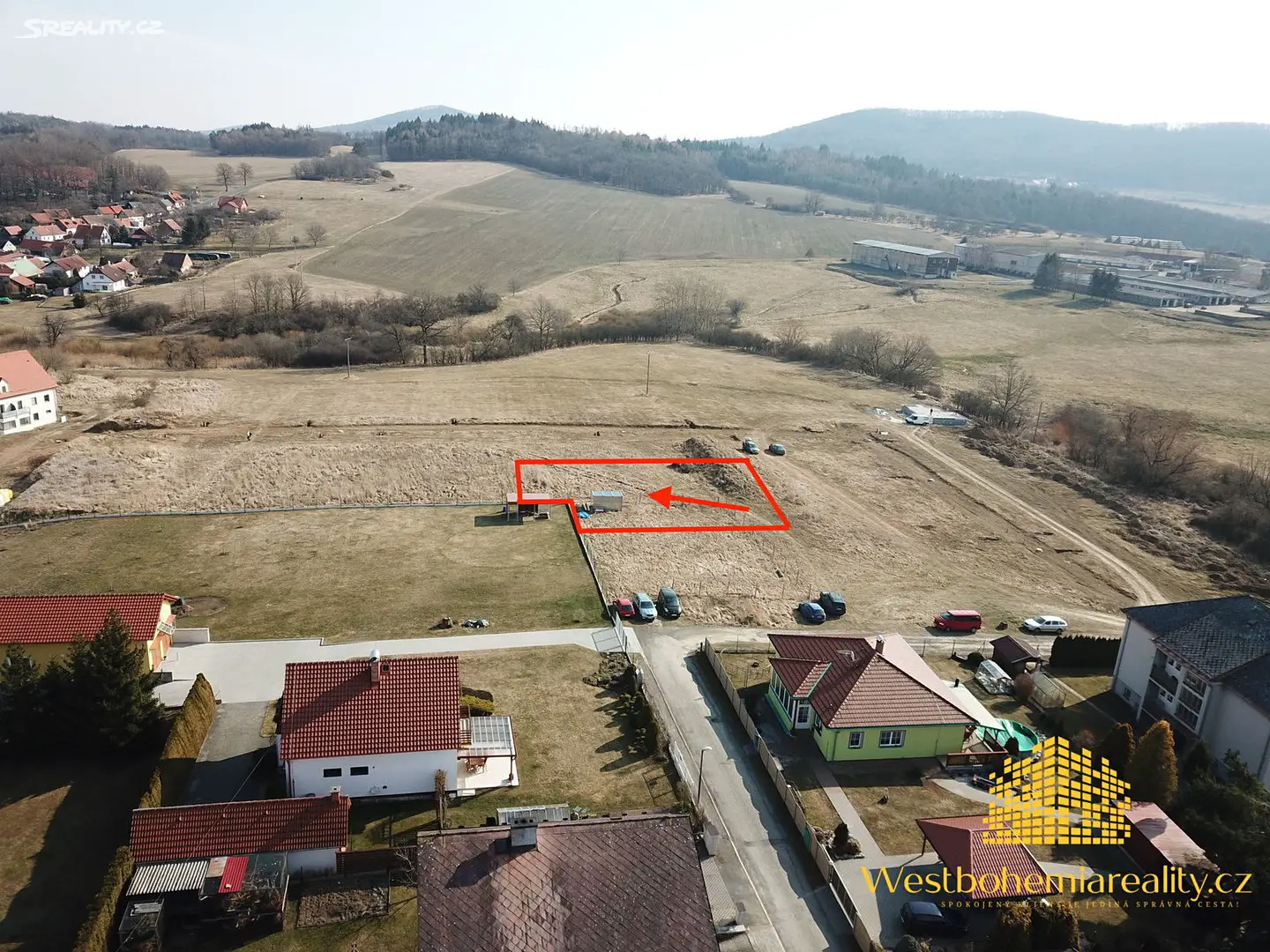 Prodej  stavebního pozemku 1 165 m², Chudenice, okres Klatovy