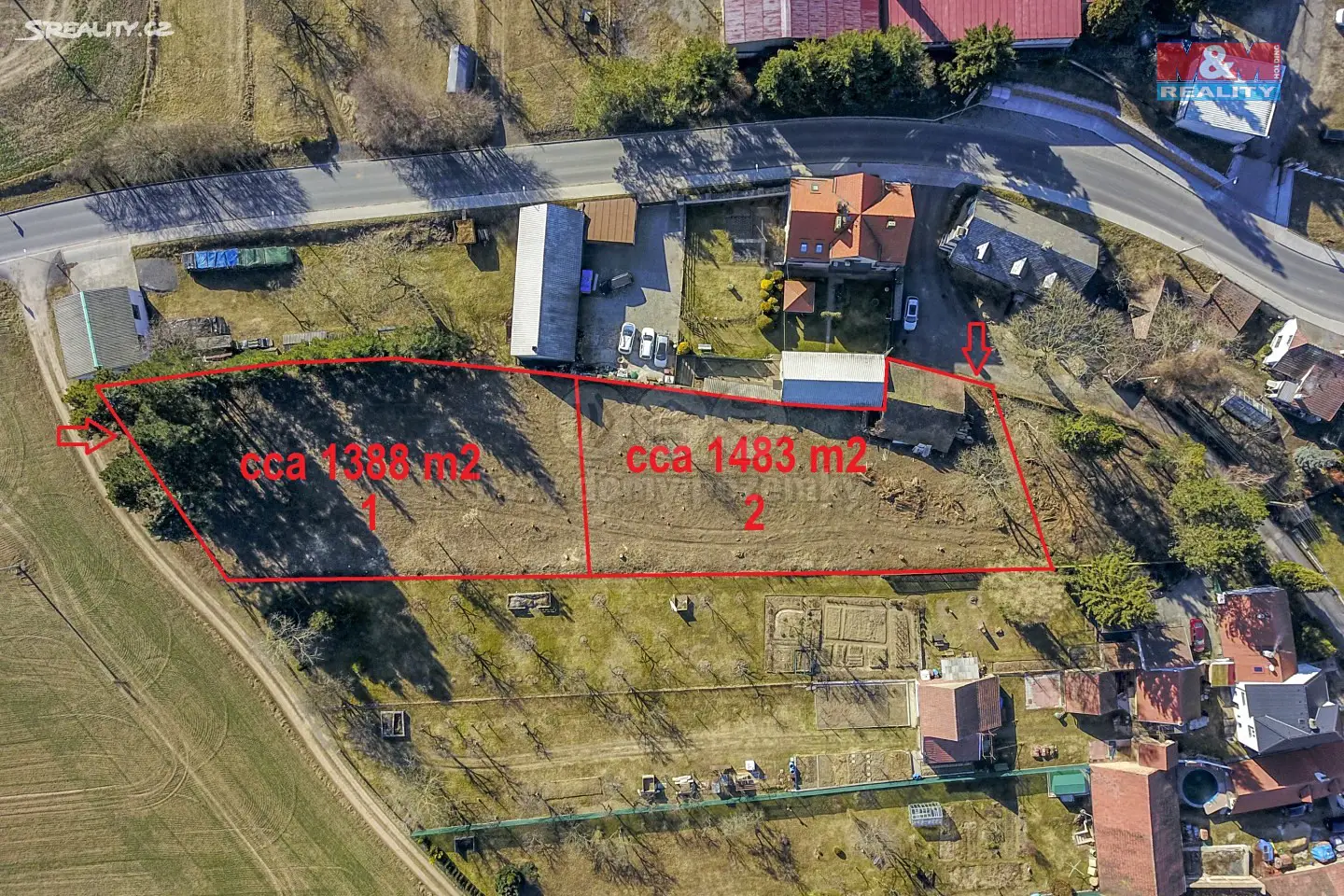 Prodej  pole 3 311 m², Kožlany, okres Plzeň-sever