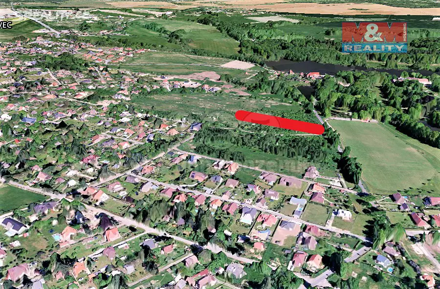 Prodej  stavebního pozemku 2 618 m², Kamenice, okres Praha-východ