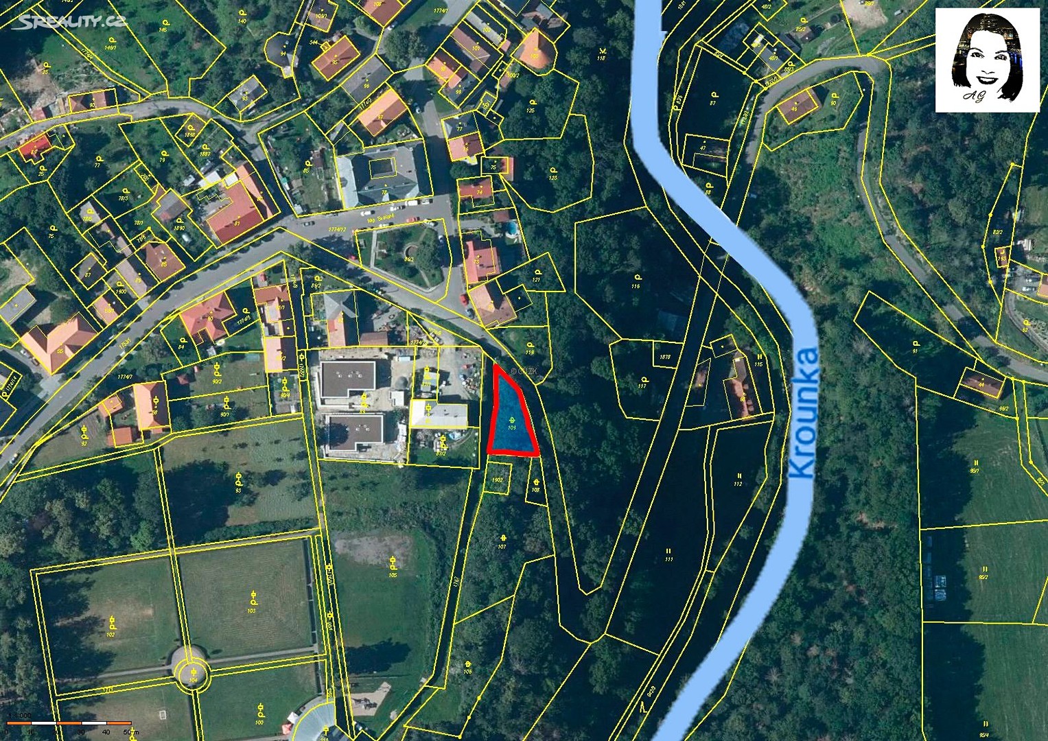 Prodej  stavebního pozemku 468 m², Předhradí, okres Chrudim