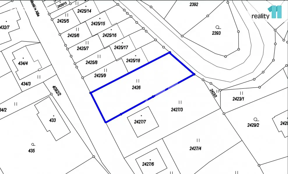 Prodej  stavebního pozemku 728 m², Semily