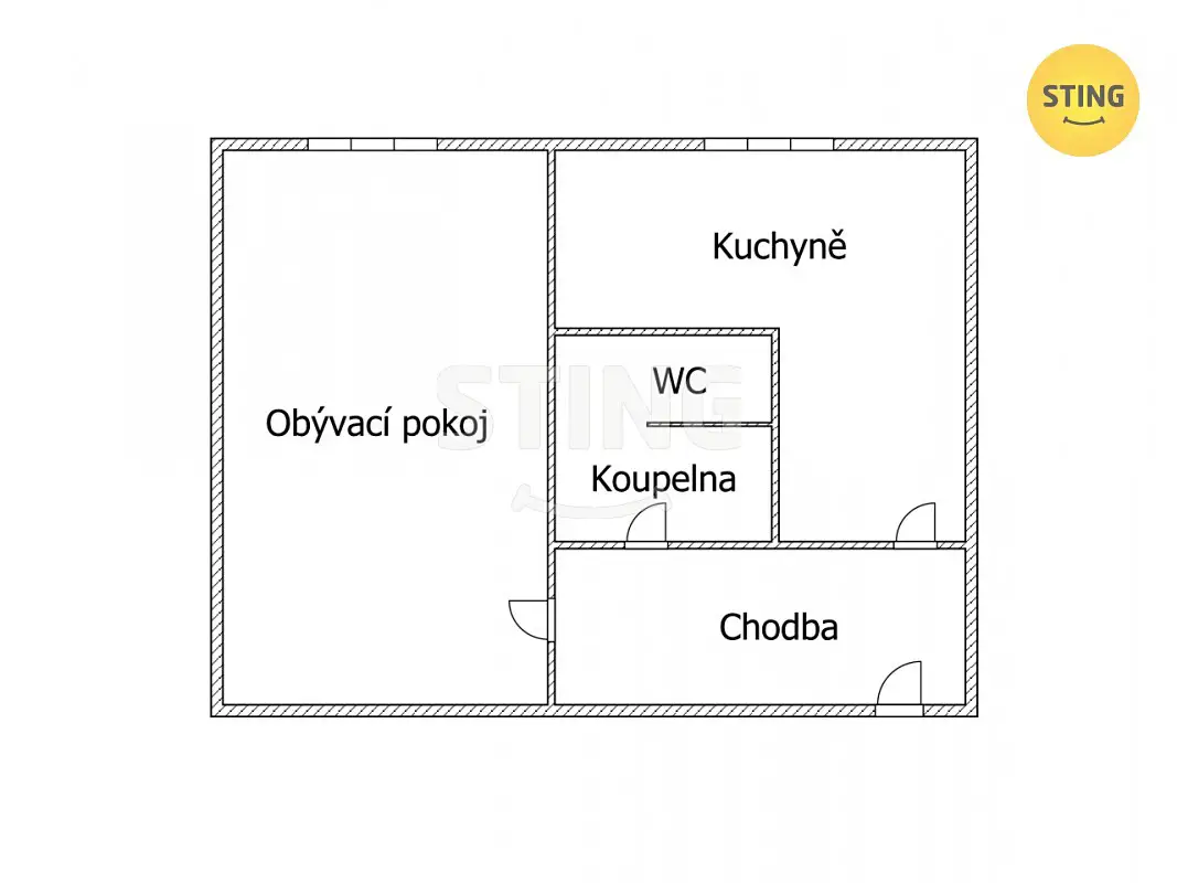 Prodej bytu 1+1 40 m², Dělnická, Bruntál