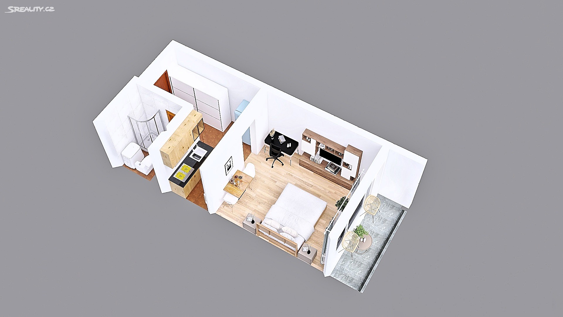 Prodej bytu 1+1 28 m², Budovatelů, Jablonec nad Nisou
