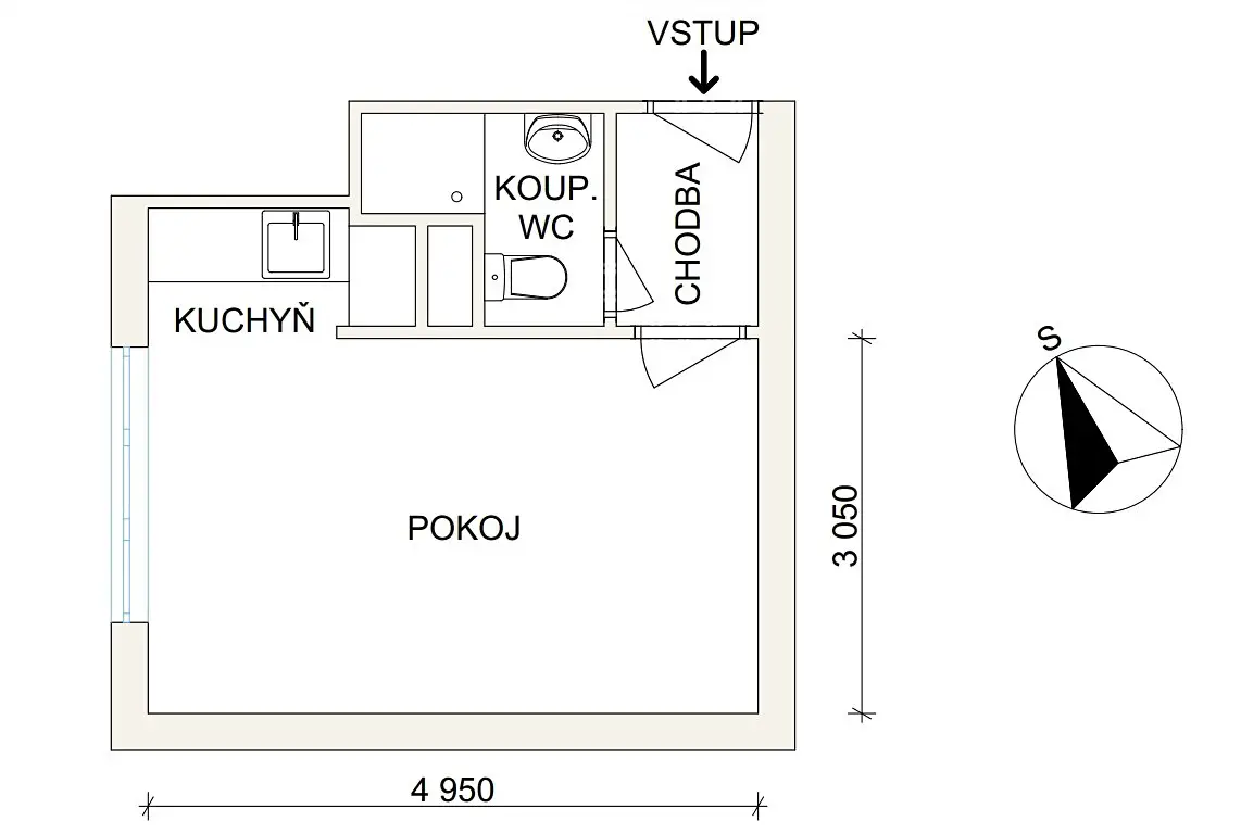 Prodej bytu 1+kk 22 m², Dělnická, Havířov - Město