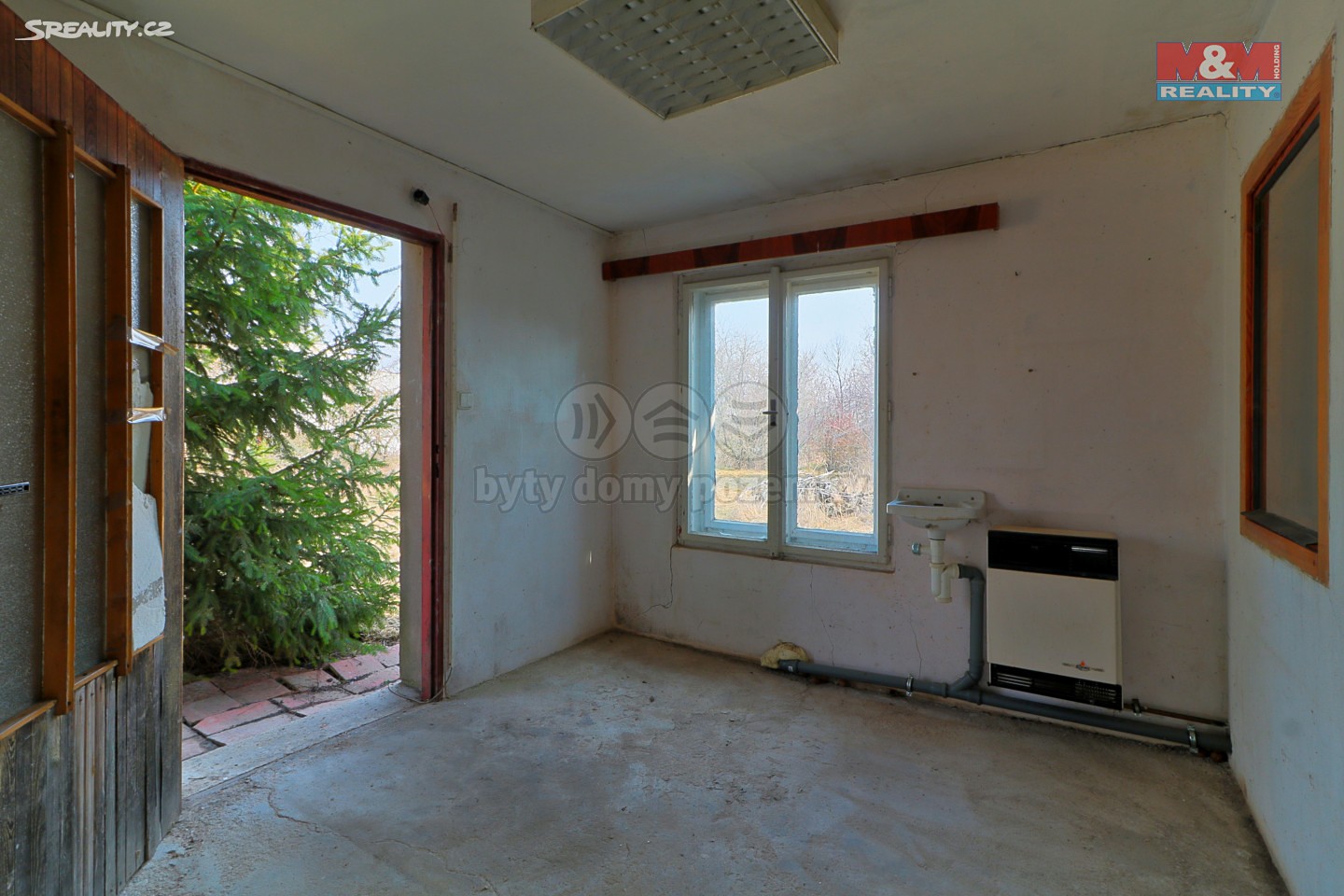 Prodej  rodinného domu 46 m², pozemek 2 508 m², Na Plácku, Běrunice - Velké Výkleky