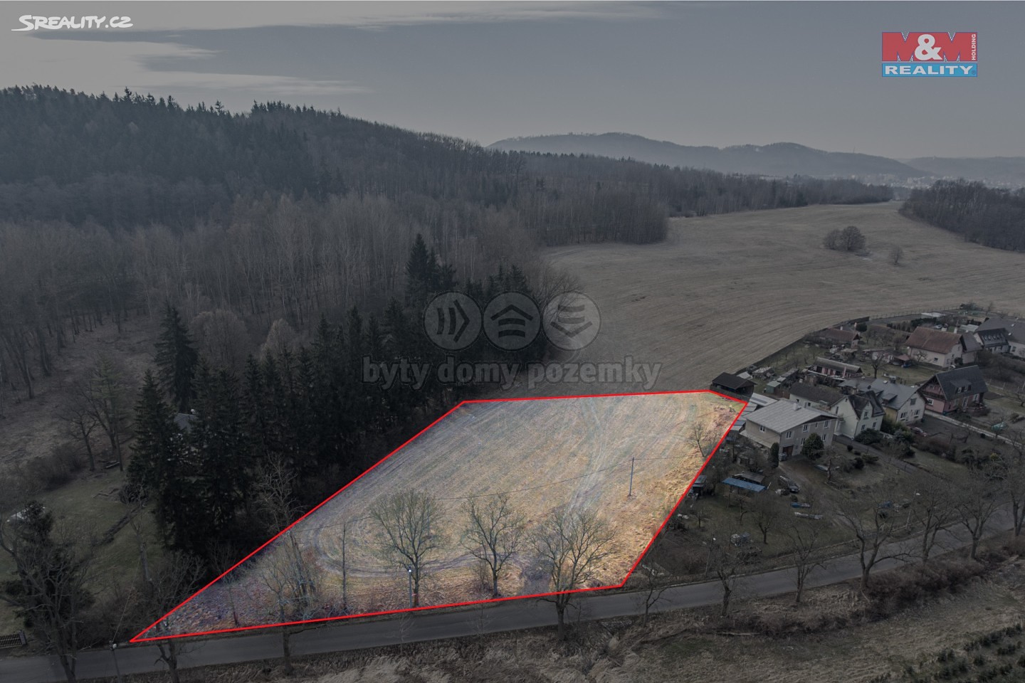 Prodej  stavebního pozemku 5 318 m², Dalovice - Vysoká, okres Karlovy Vary