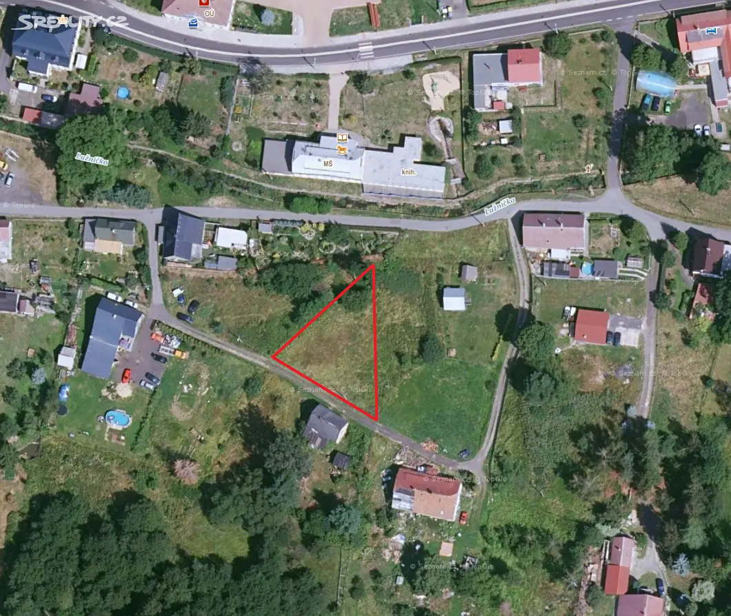 Prodej  stavebního pozemku 234 m², Horní Podluží, okres Děčín