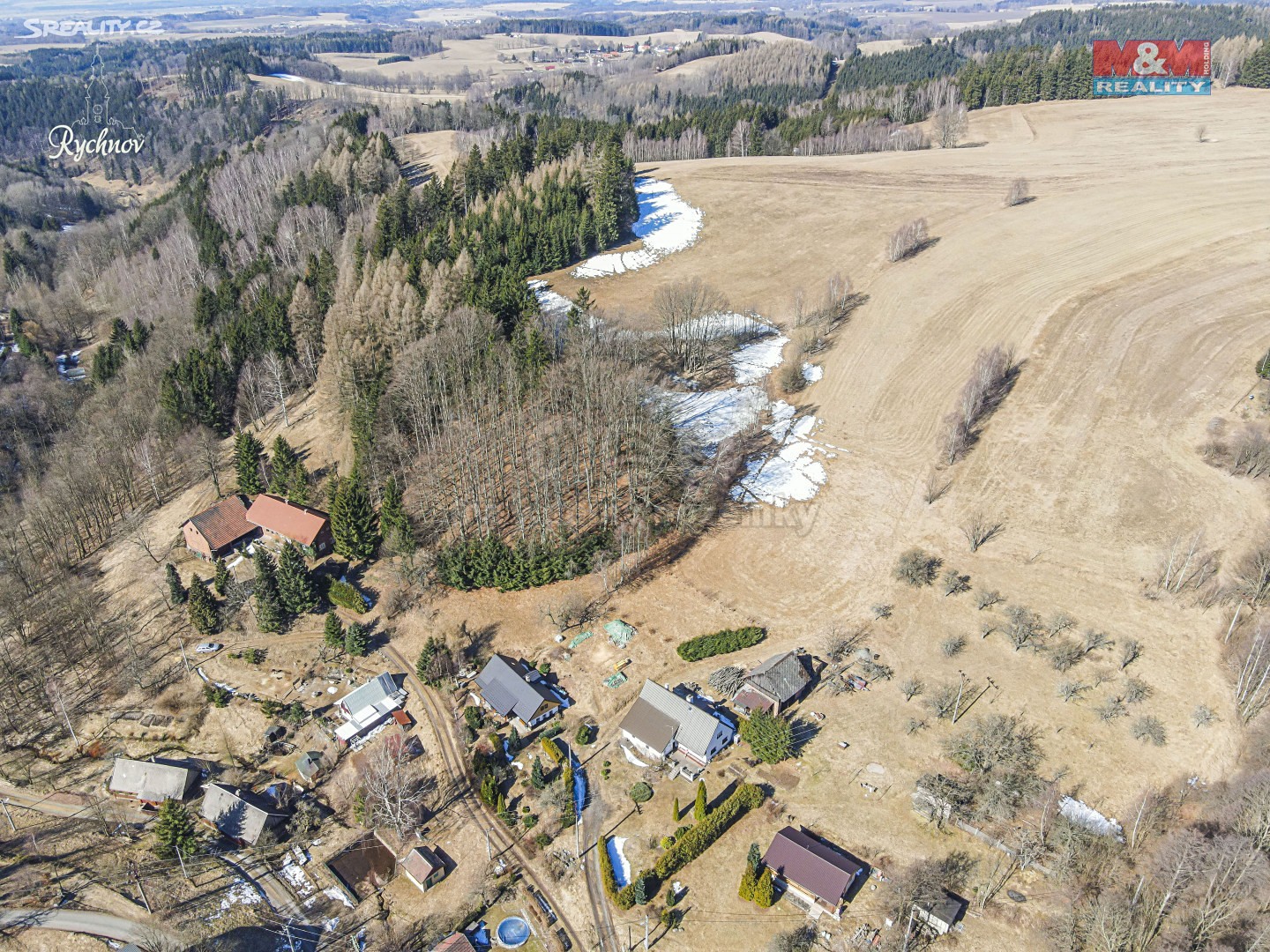 Prodej  stavebního pozemku 2 745 m², Kounov - Nedvězí, okres Rychnov nad Kněžnou