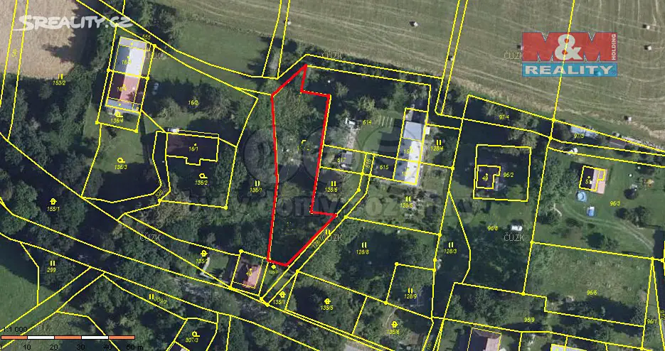 Prodej  stavebního pozemku 1 156 m², Norberčany - Nová Véska, okres Olomouc