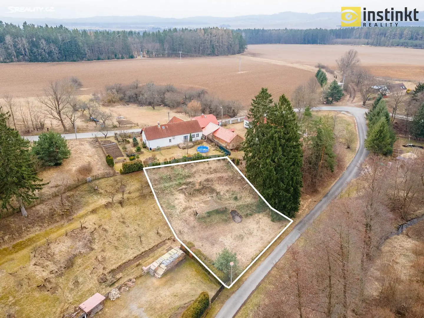 Prodej  stavebního pozemku 853 m², Olešná, okres Písek