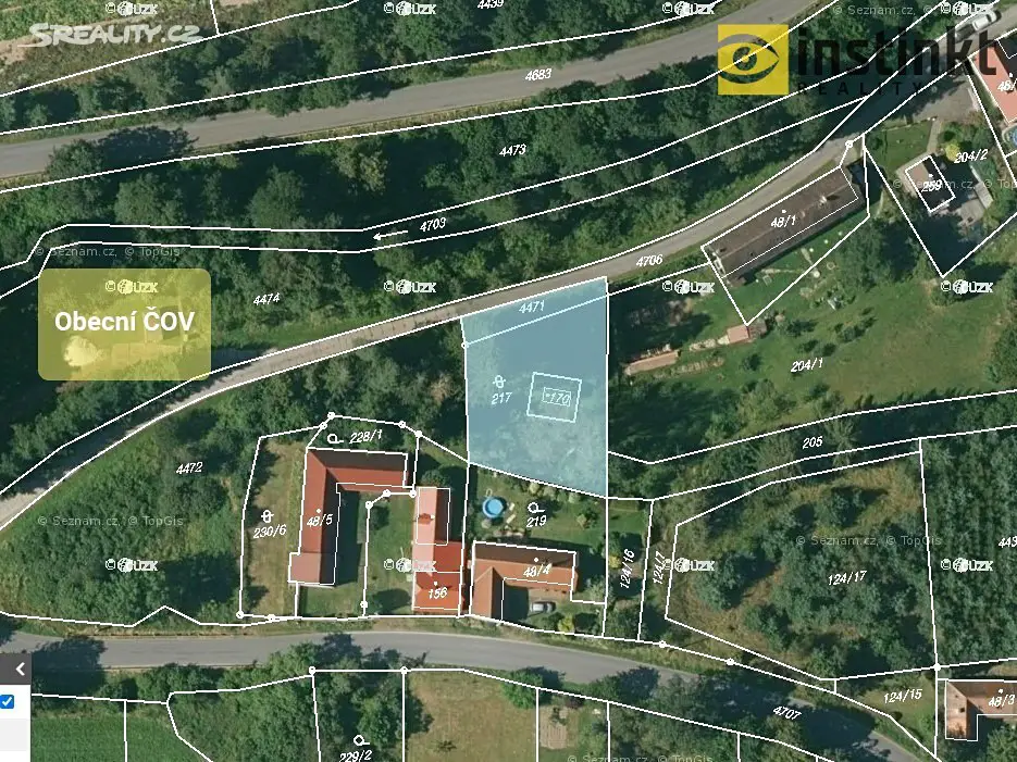 Prodej  stavebního pozemku 853 m², Olešná, okres Písek