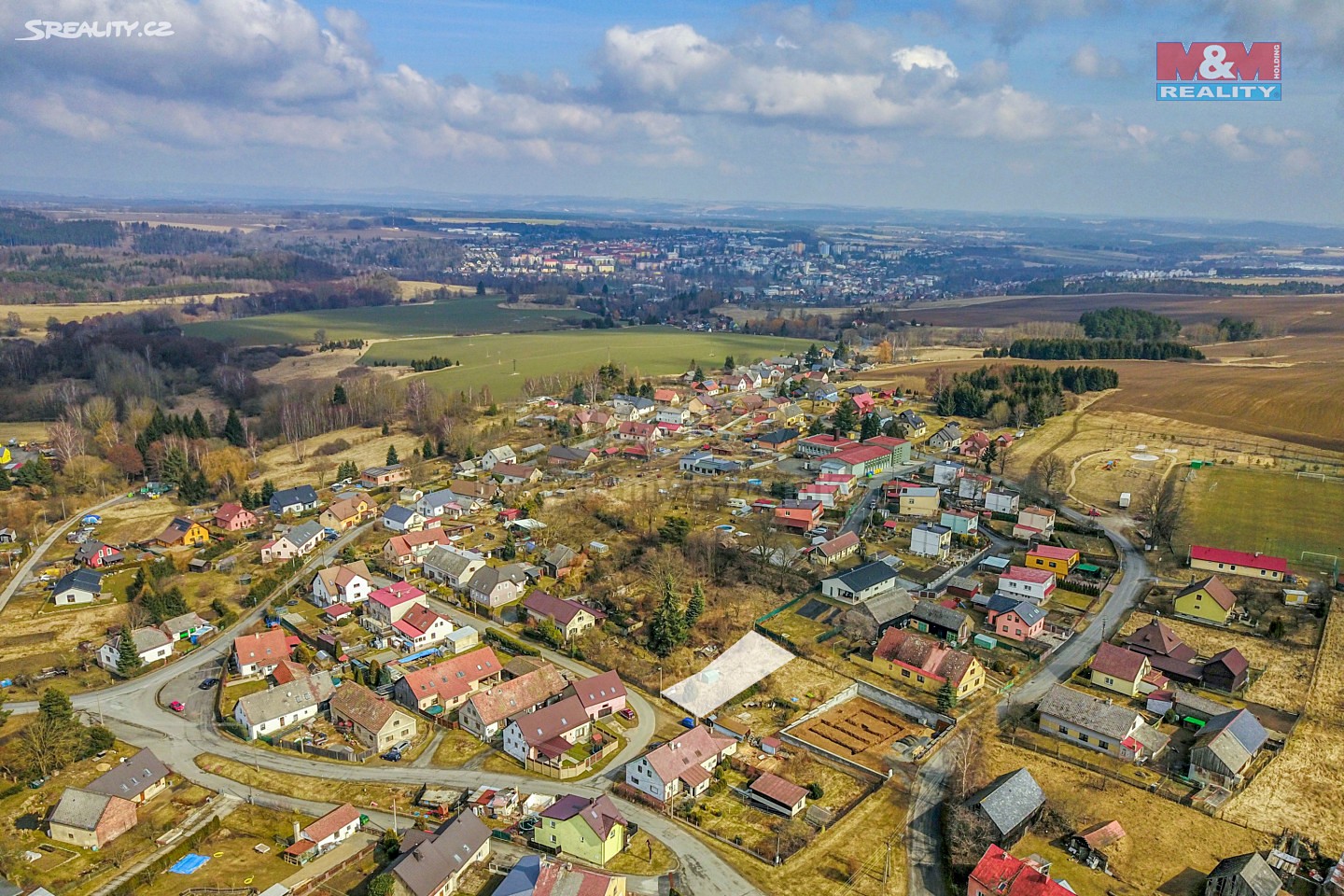 Prodej  stavebního pozemku 454 m², Studánka, okres Tachov