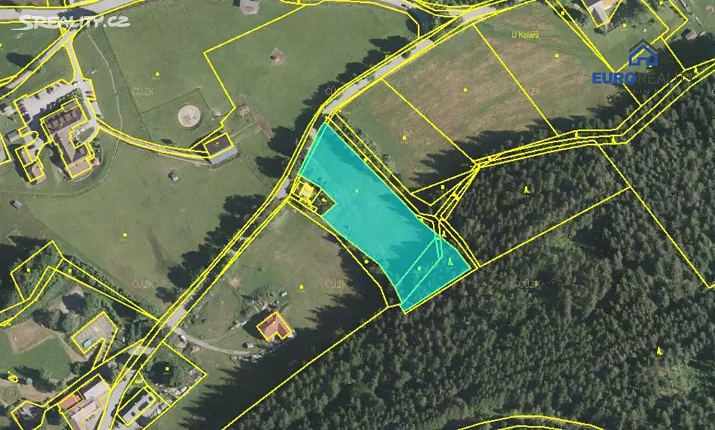 Prodej  stavebního pozemku 5 700 m², Zdíkov, okres Prachatice