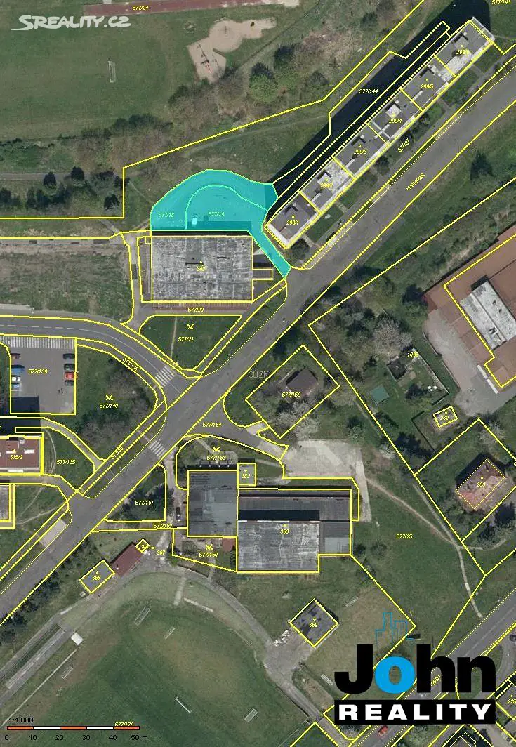 Prodej  komerčního pozemku 920 m², Hamerská, Litvínov - Hamr