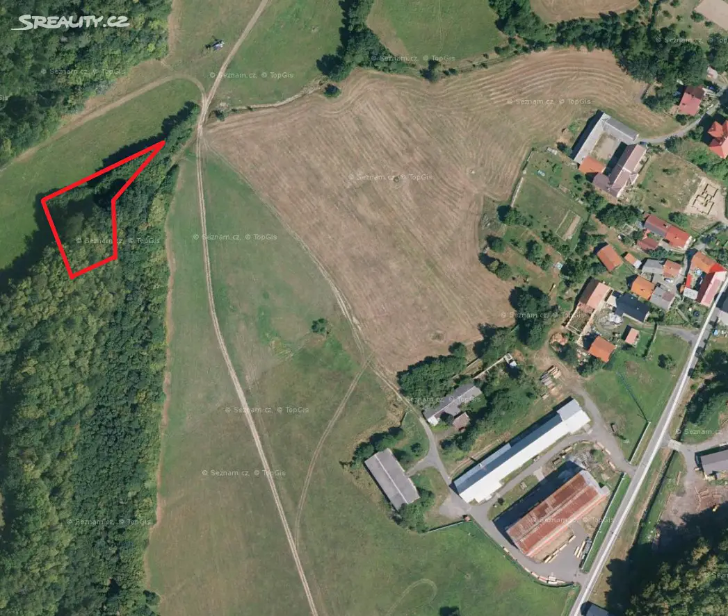 Prodej  lesa 9 770 m², Fulnek - Lukavec, okres Nový Jičín