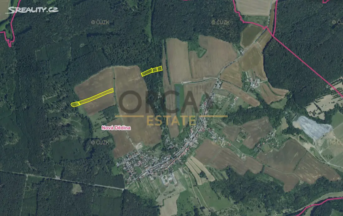 Prodej  pole 24 875 m², Nová Dědina, okres Kroměříž