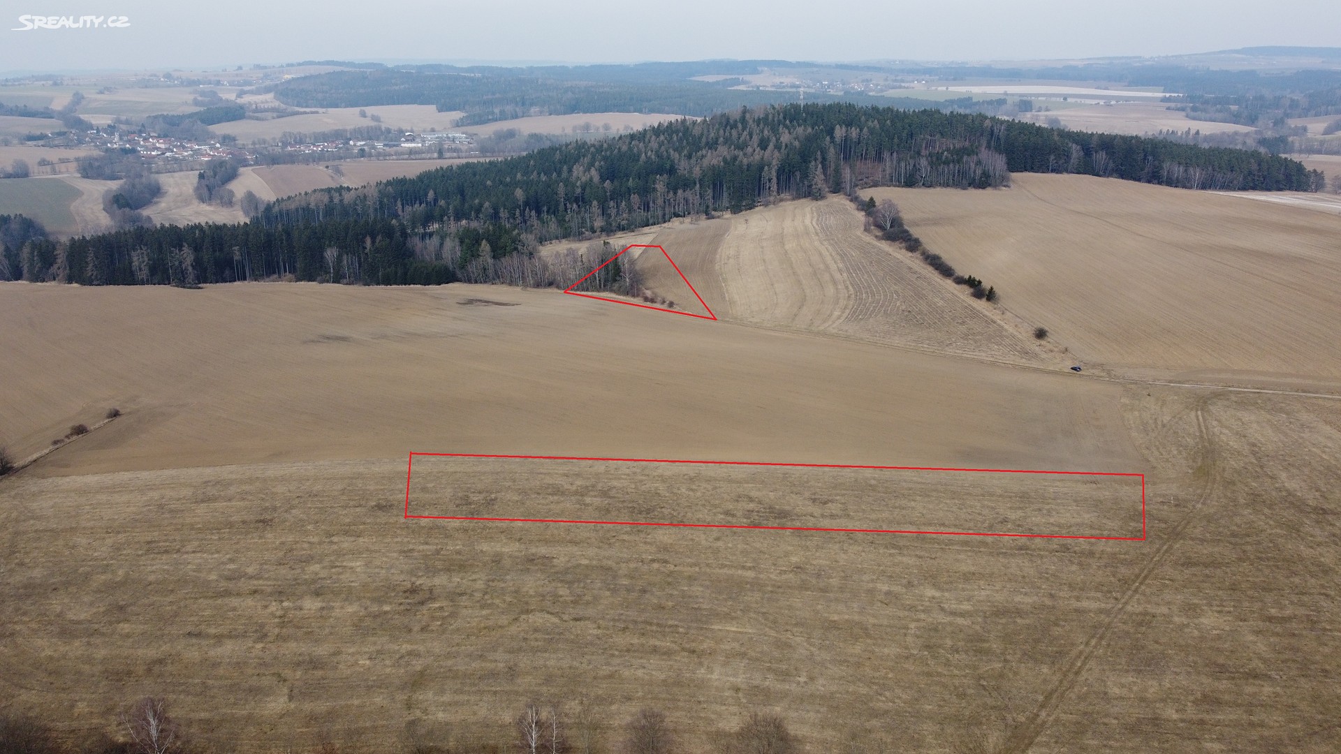 Prodej  pole 25 321 m², Psárov, okres Tábor