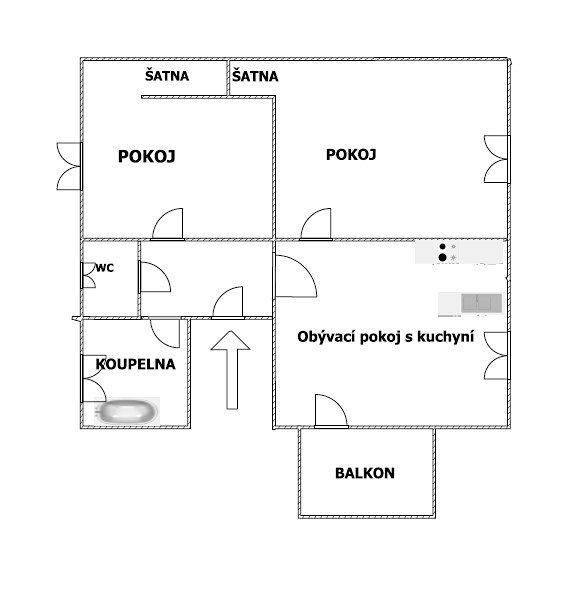 Pronájem bytu 3+kk 78 m², Soborská, Praha - Dejvice