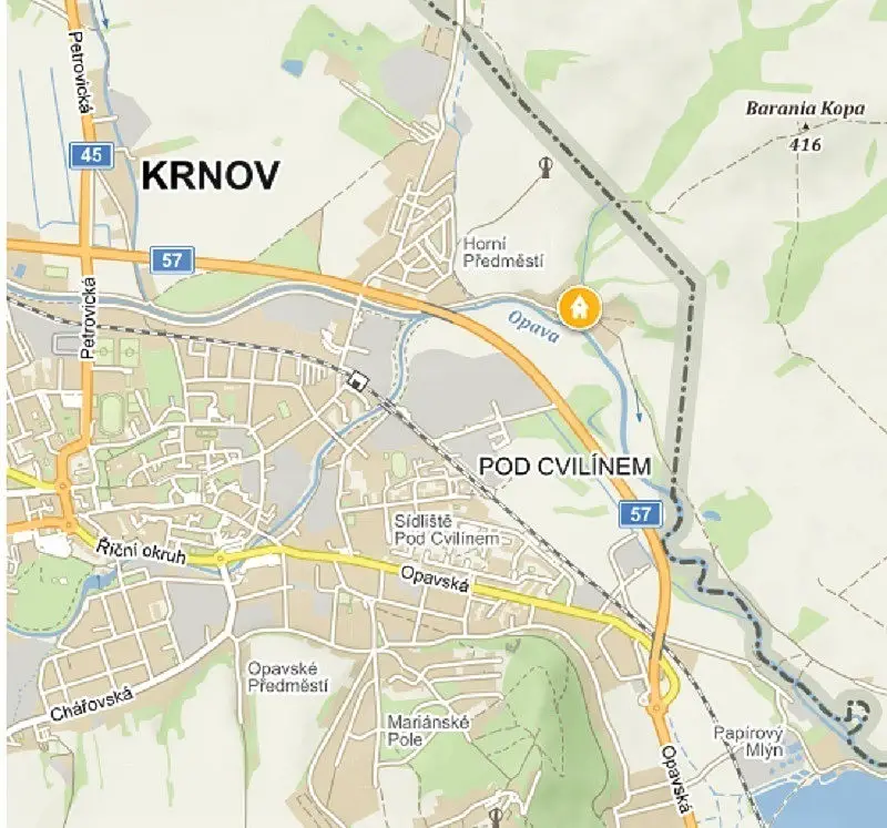 Krnov - Pod Cvilínem, okres Bruntál