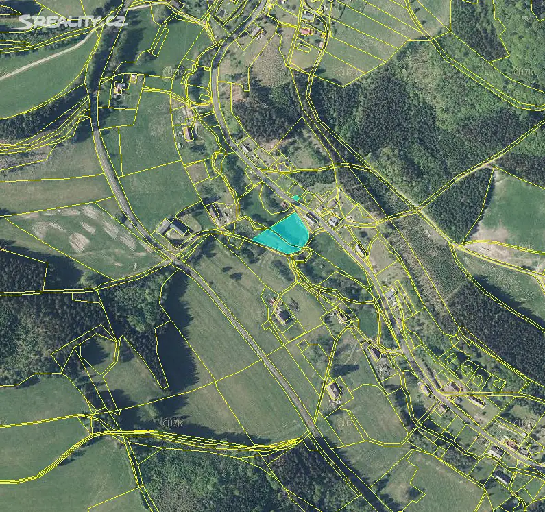 Prodej  stavebního pozemku 2 933 m², Radvanice, okres Trutnov