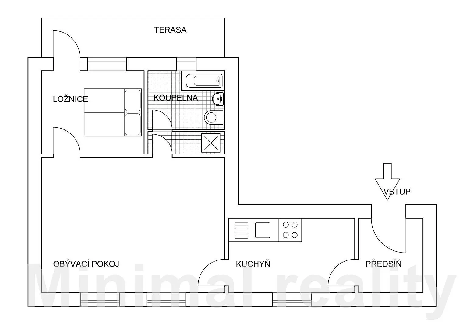 Pronájem bytu 2+1 100 m², Šmahova, Brno - Slatina