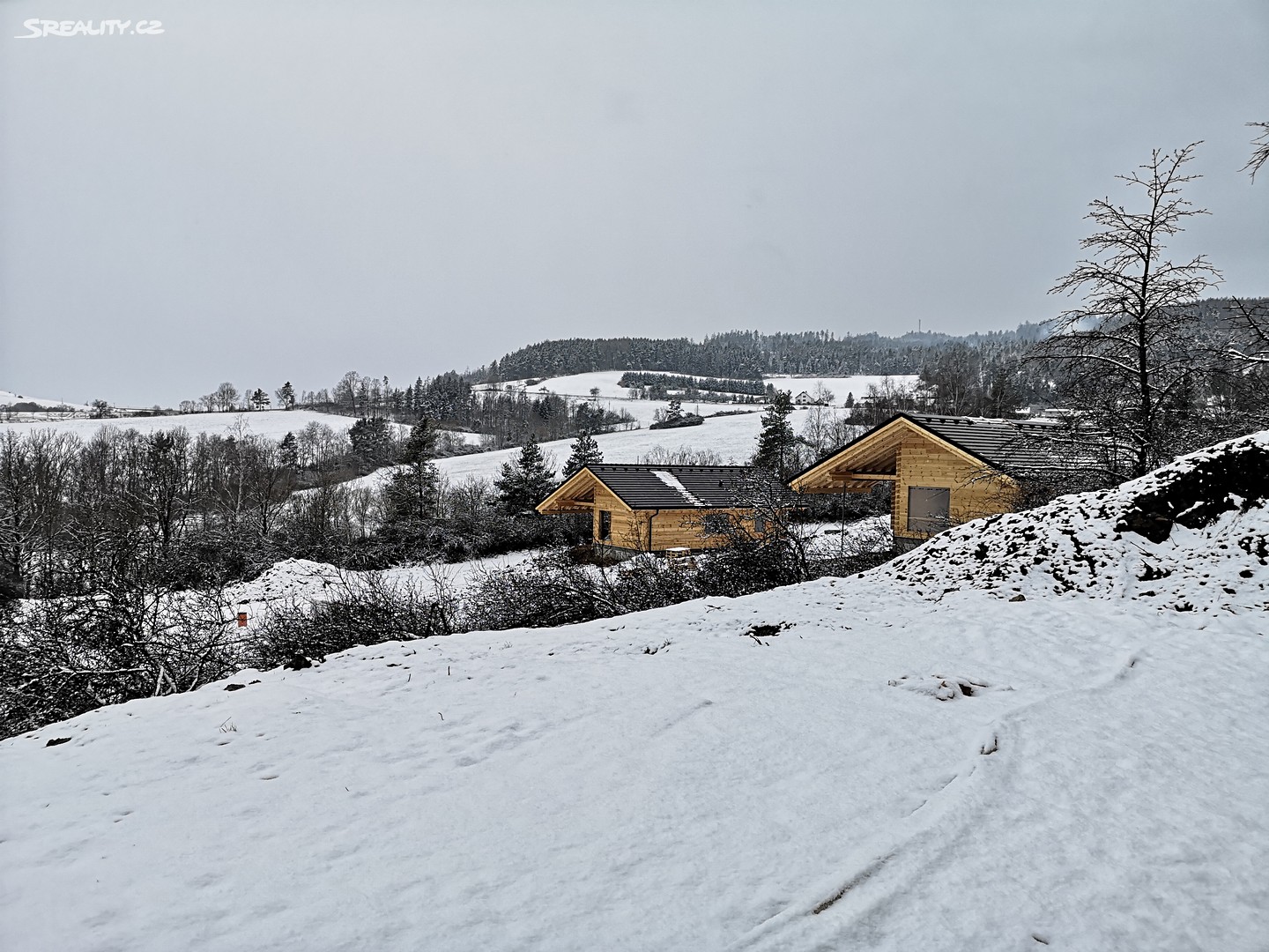 Prodej  stavebního pozemku 1 100 m², Čkyně, okres Prachatice