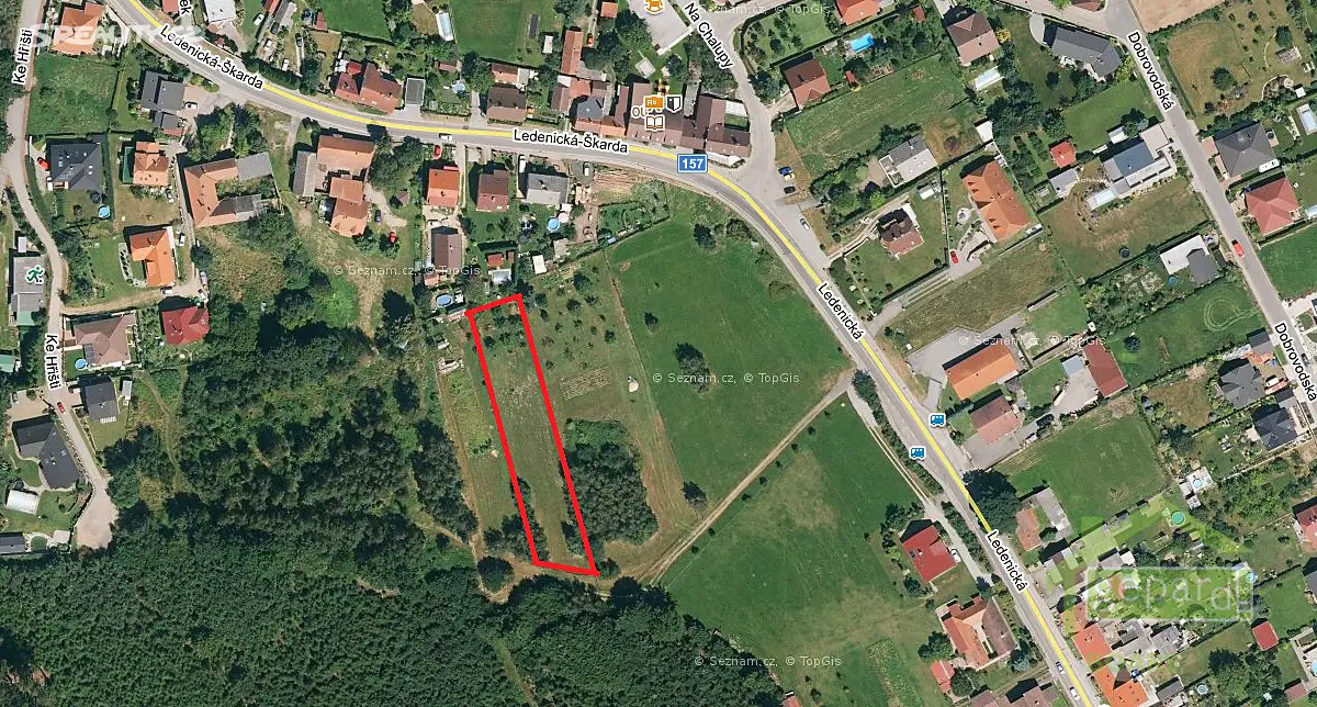 Prodej  stavebního pozemku 2 037 m², Srubec, okres České Budějovice