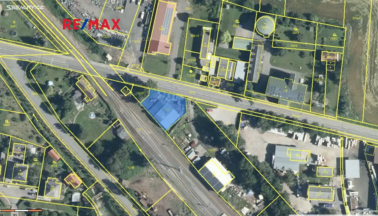 Prodej  komerčního pozemku 615 m², Slatiňany, okres Chrudim