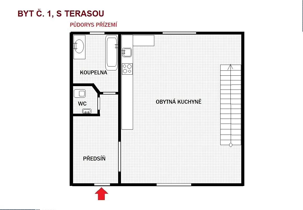 Pronájem bytu 4+kk 103 m² (Mezonet), Hájecká, Červený Újezd