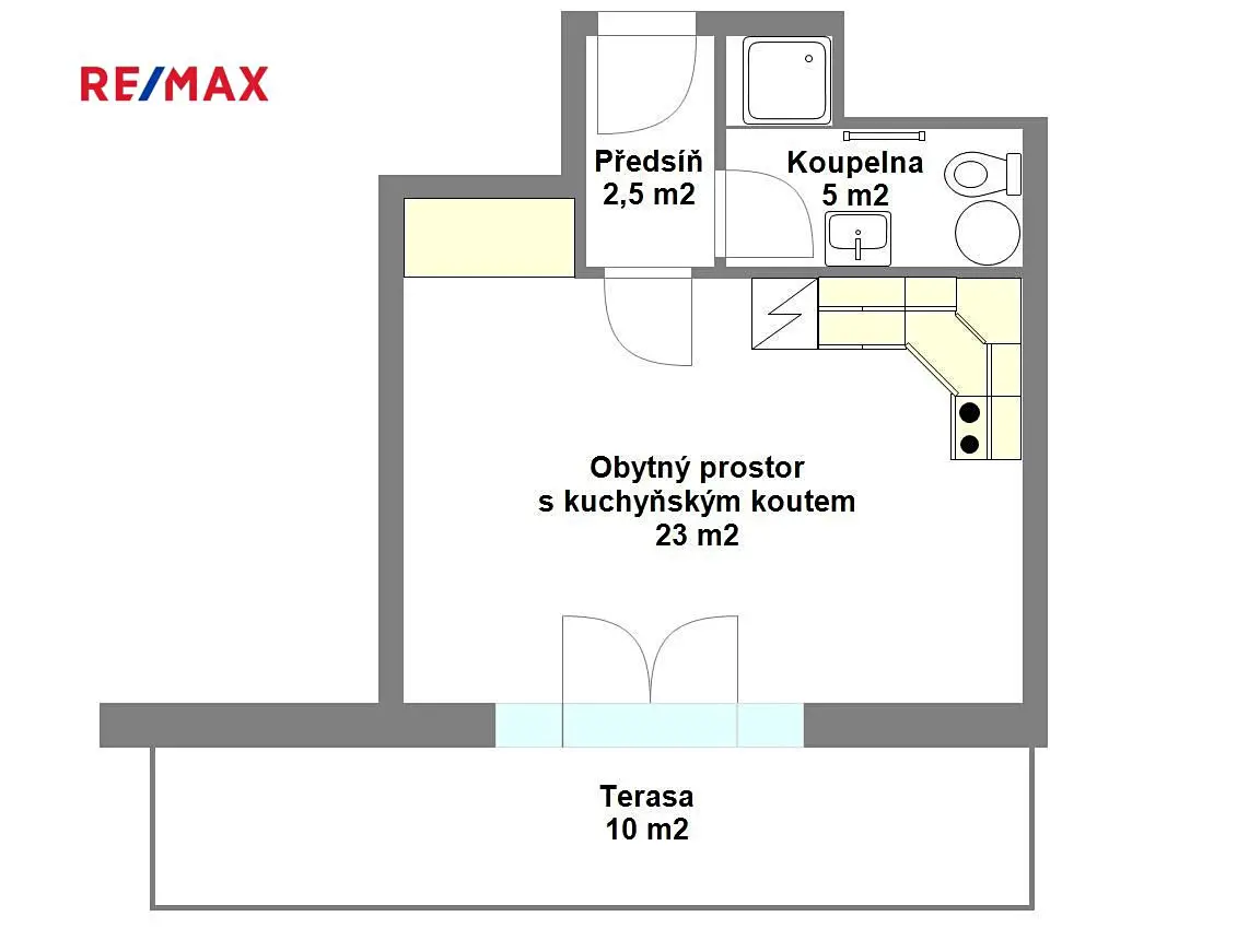 Pronájem bytu 1+kk 40 m², Pavlovská, Brno - Kohoutovice