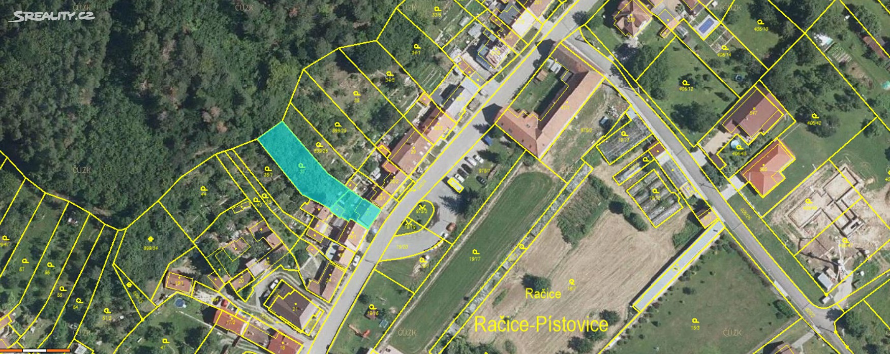Prodej  stavebního pozemku 714 m², Račice-Pístovice - Pístovice, okres Vyškov
