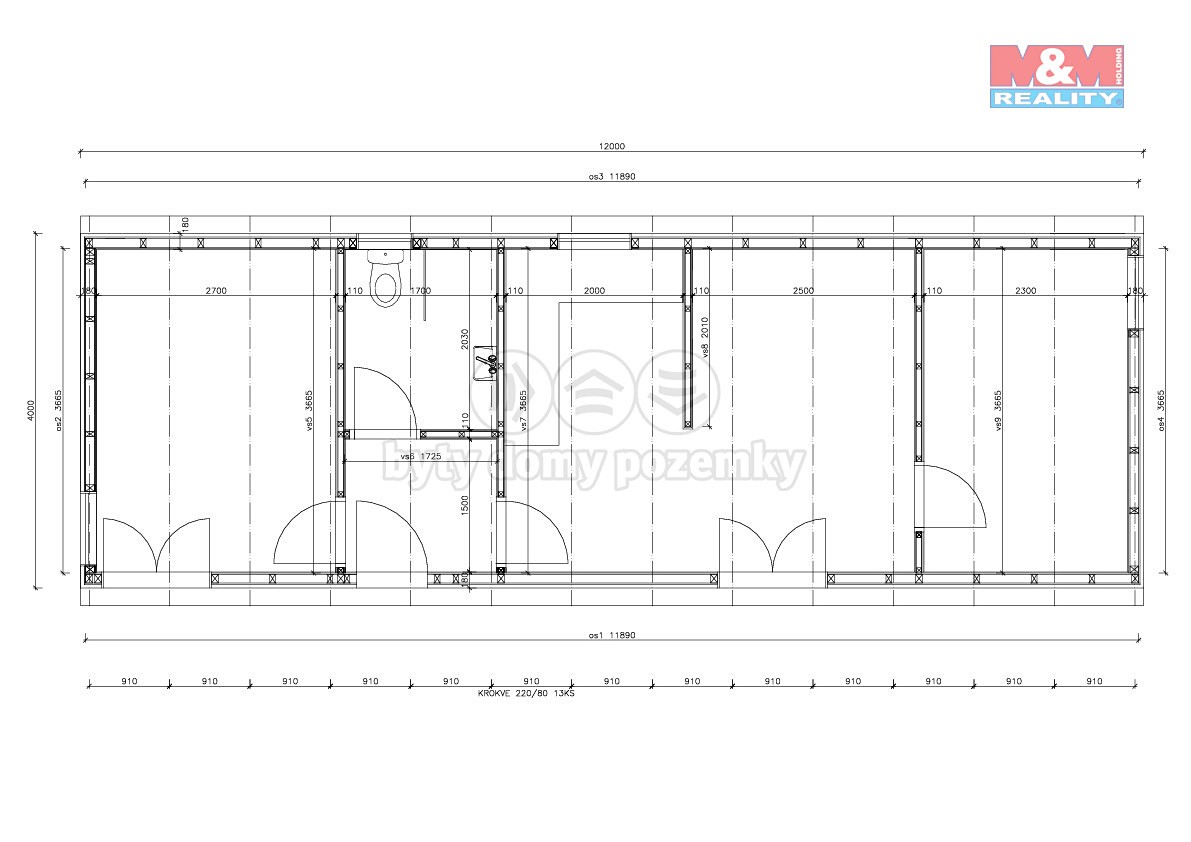 Prodej  projektu na klíč 48 m², pozemek 100 m², Bořanovice, okres Praha-východ