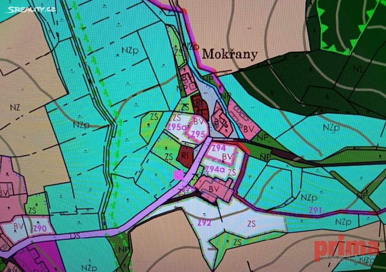 Prodej  stavebního pozemku 2 967 m², Olbramovice - Olbramovice Městečko, okres Benešov