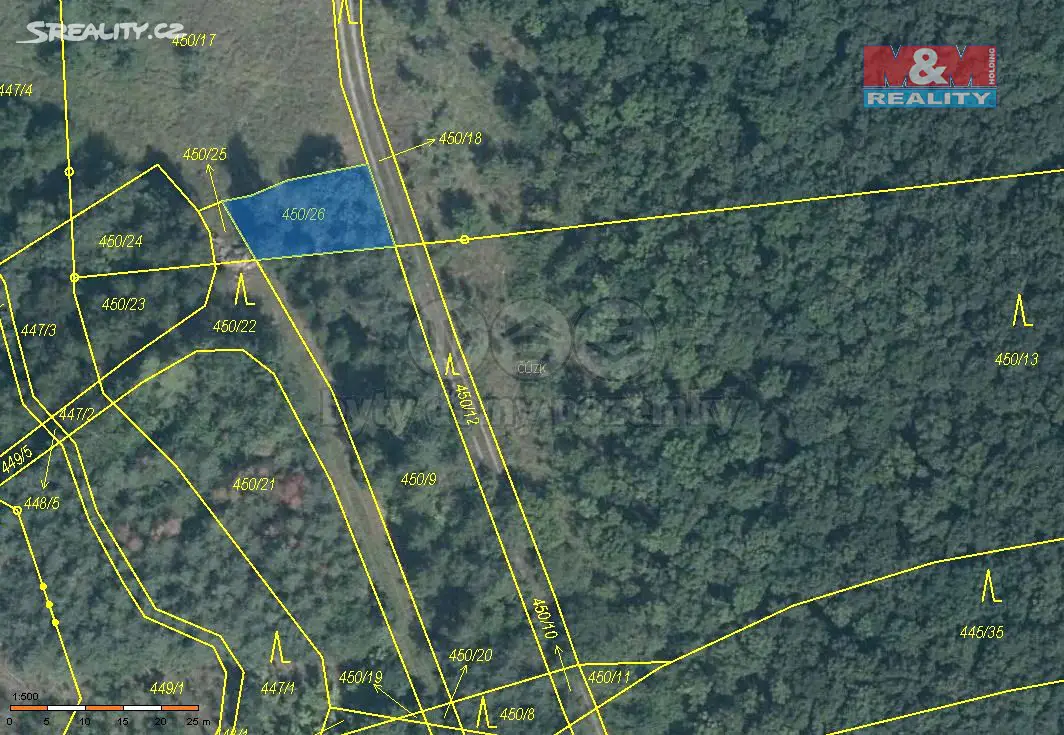 Prodej  lesa 2 710 m², Kadaň - Prunéřov, okres Chomutov