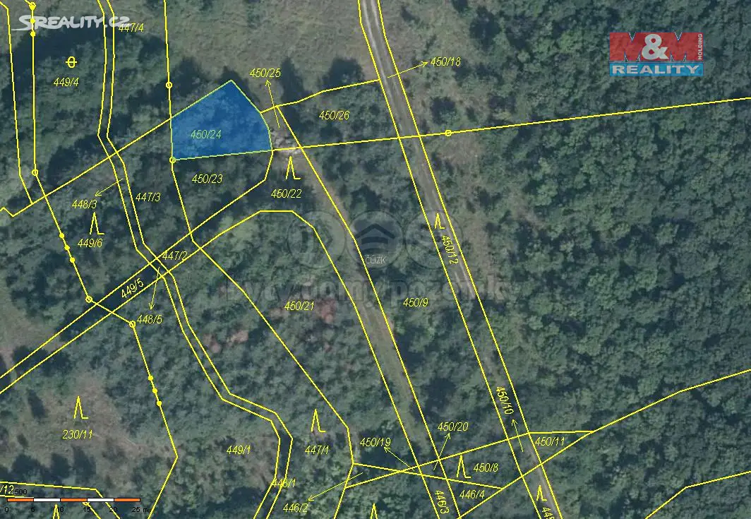 Prodej  lesa 2 710 m², Kadaň - Prunéřov, okres Chomutov