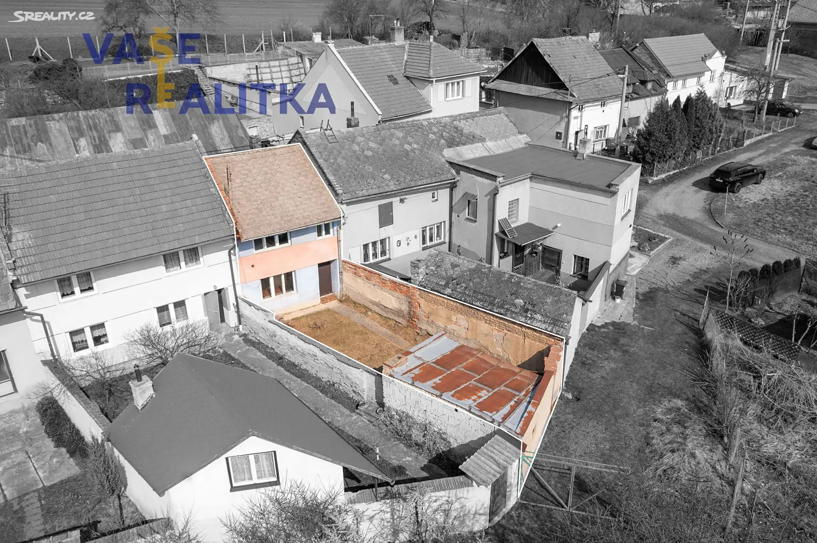 Prodej  chalupy 60 m², pozemek 247 m², Hradčany-Kobeřice - Hradčany, okres Prostějov