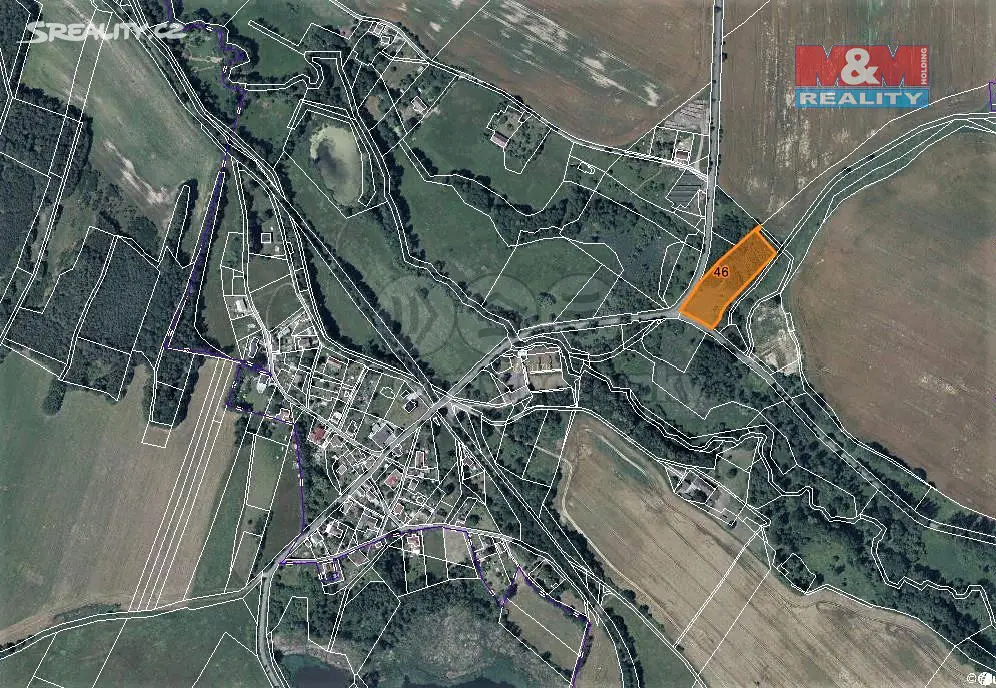 Prodej  stavebního pozemku 7 368 m², Česká Lípa - Manušice, okres Česká Lípa