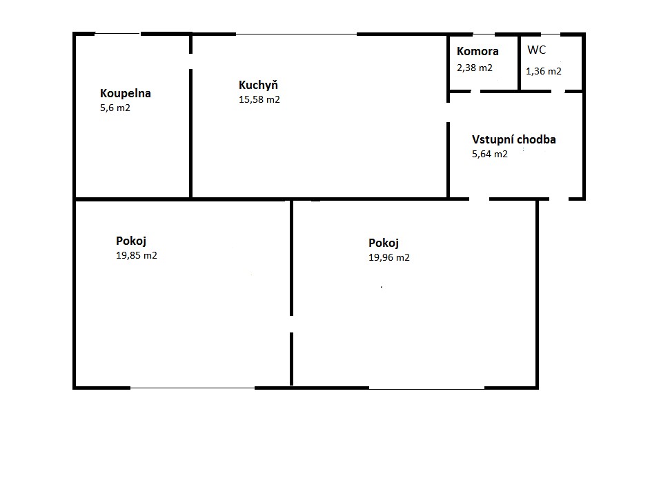 Prodej bytu 3+kk 78 m², Čs. armády, Chrudim - Chrudim IV