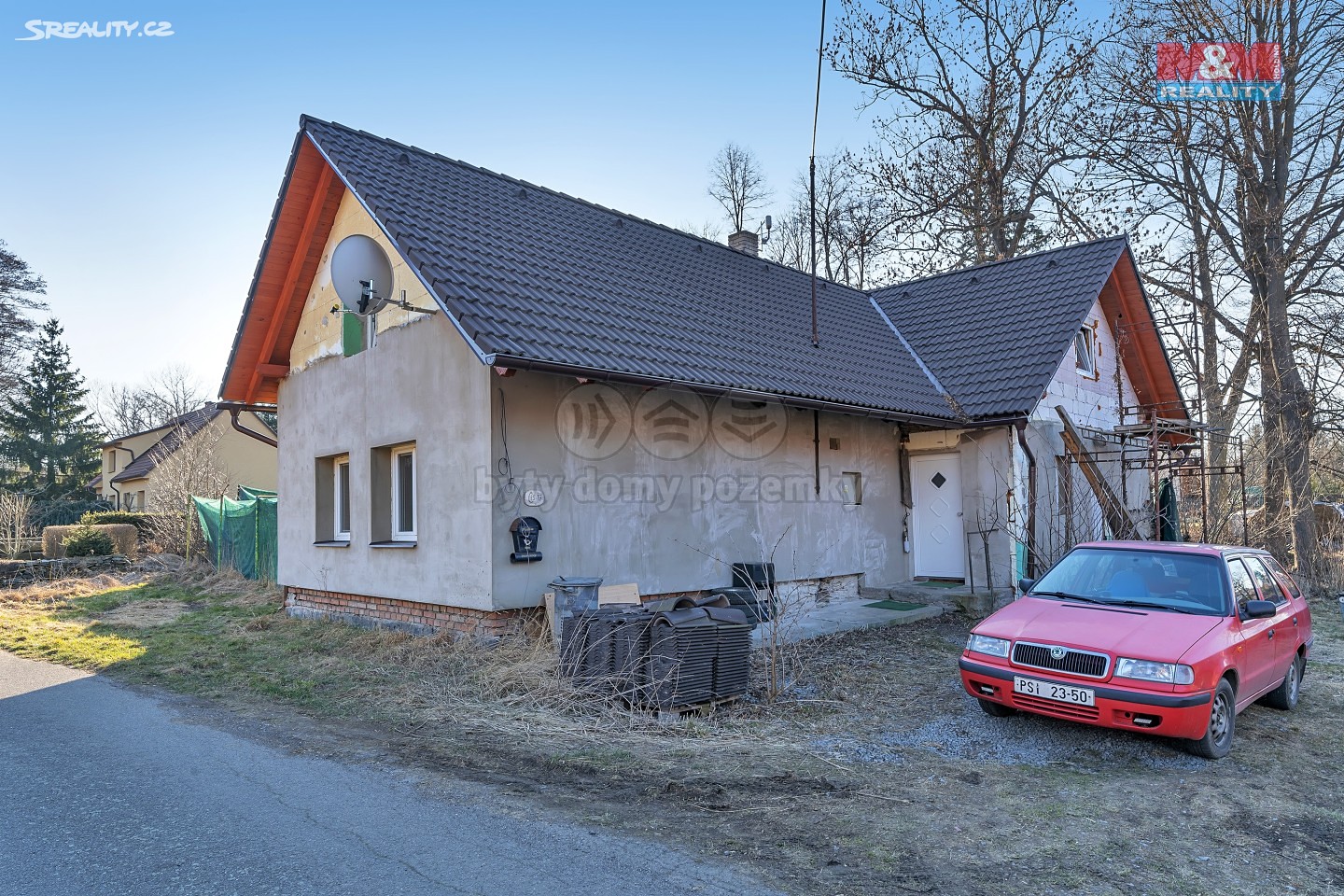 Prodej  rodinného domu 68 m², pozemek 851 m², Raná - Oldřetice, okres Chrudim