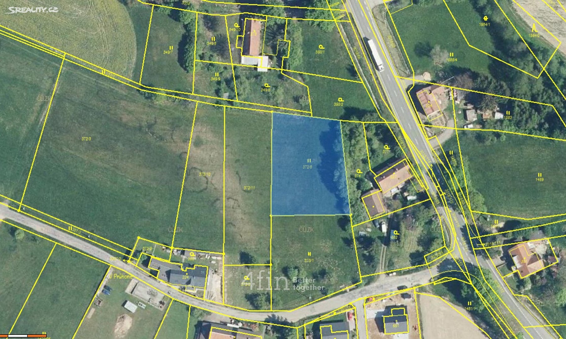 Prodej  stavebního pozemku 1 950 m², Sopotnice, okres Ústí nad Orlicí
