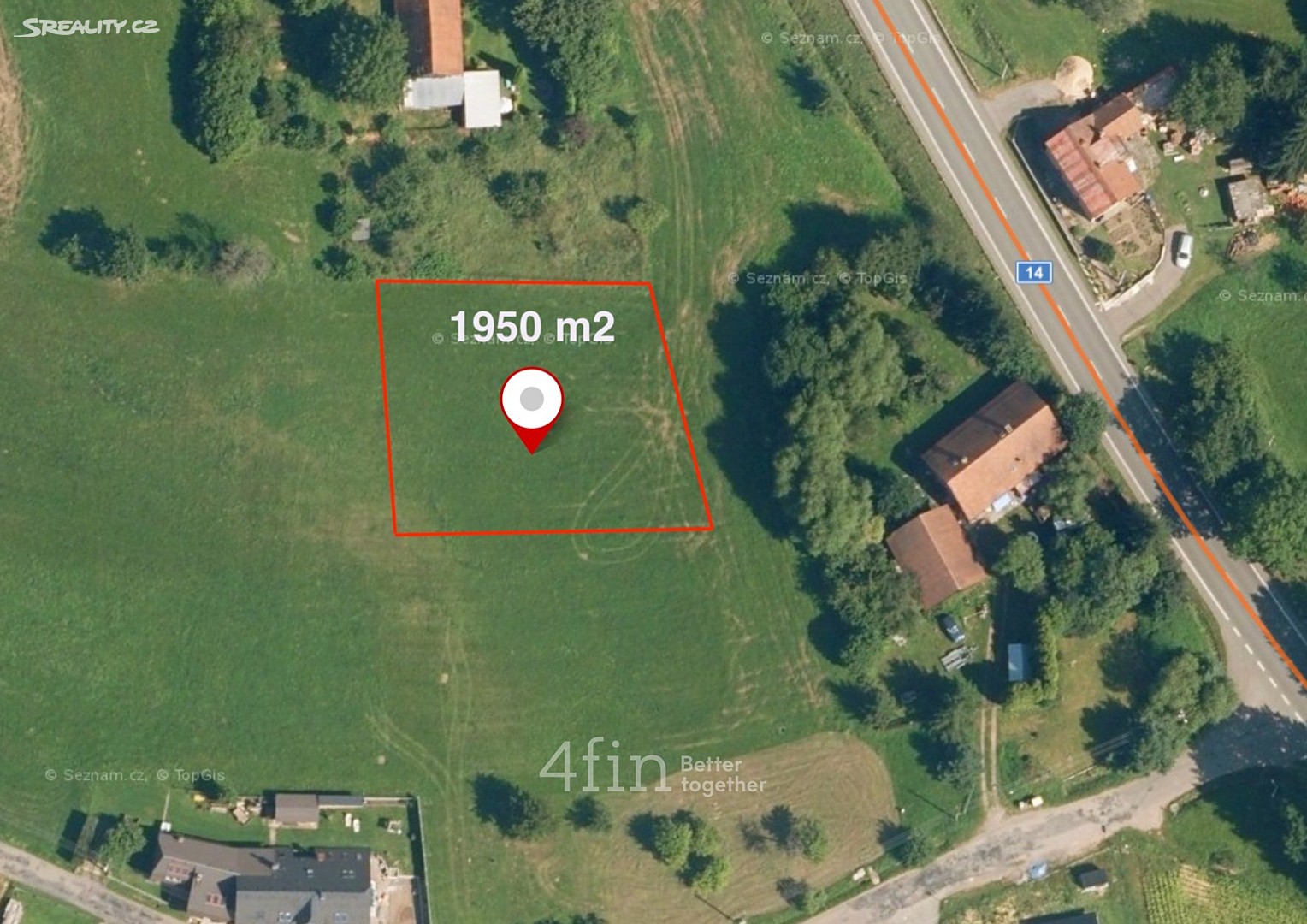 Prodej  stavebního pozemku 1 950 m², Sopotnice, okres Ústí nad Orlicí