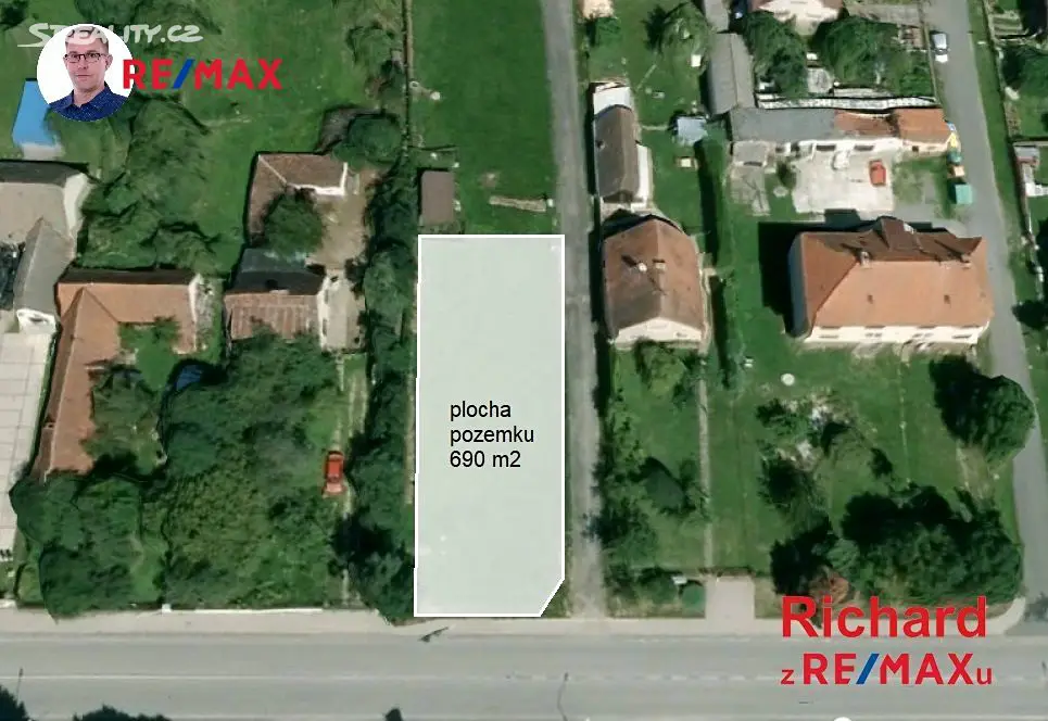 Prodej  stavebního pozemku 690 m², Dražice, okres Tábor