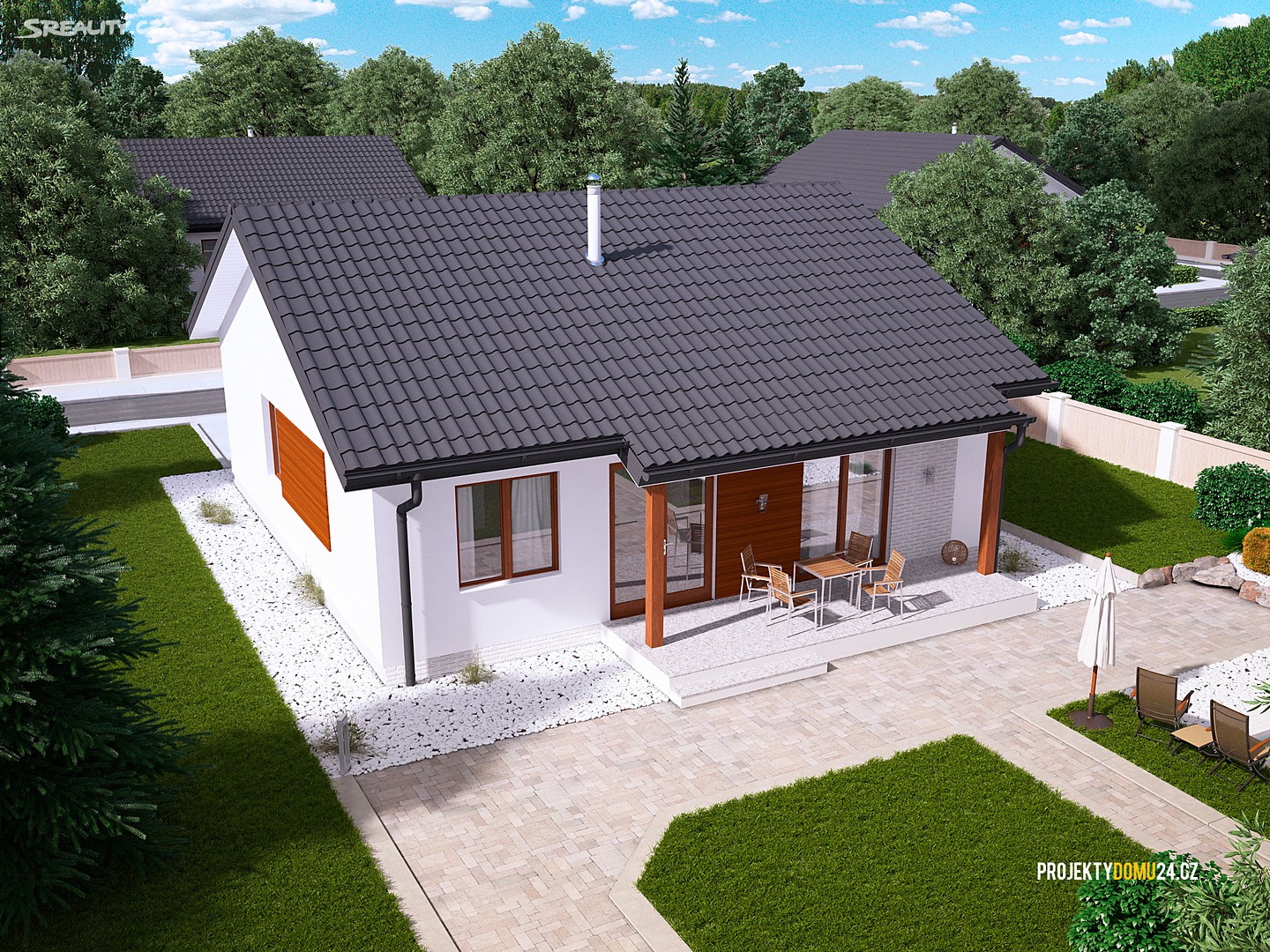 Prodej  projektu na klíč 84 m², pozemek 1 200 m², Koryta, okres Plzeň-sever