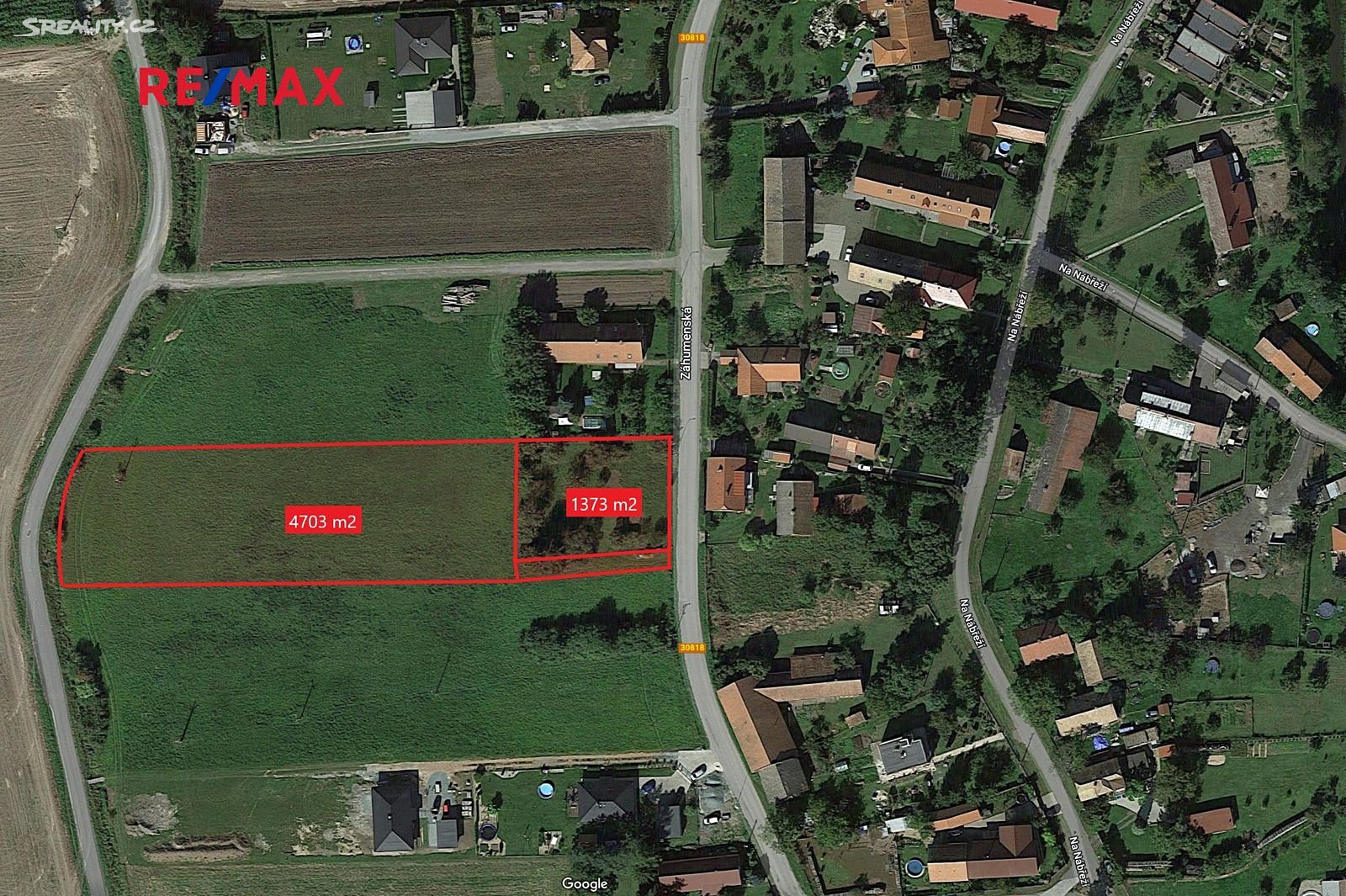 Prodej  stavebního pozemku 6 076 m², České Meziříčí, okres Rychnov nad Kněžnou