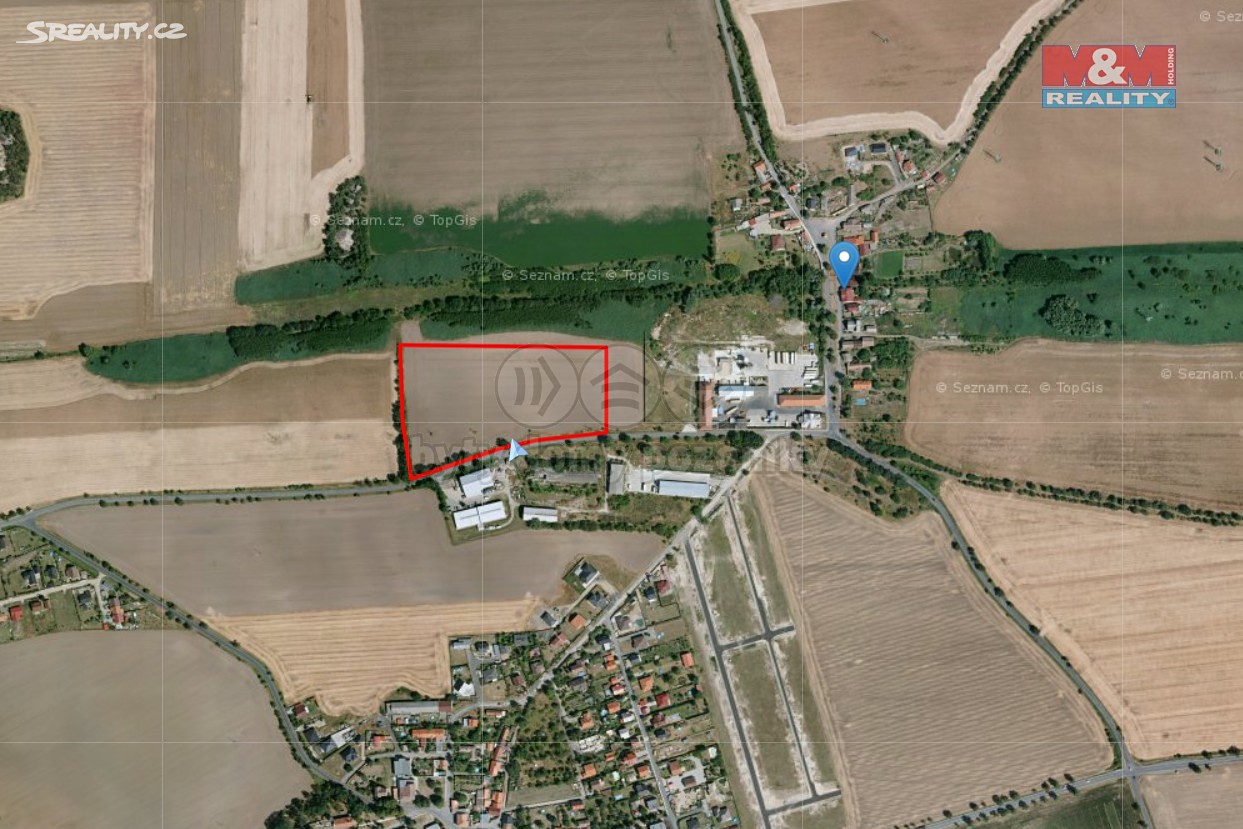 Prodej  pole 32 480 m², Tuřany - Byseň, okres Kladno